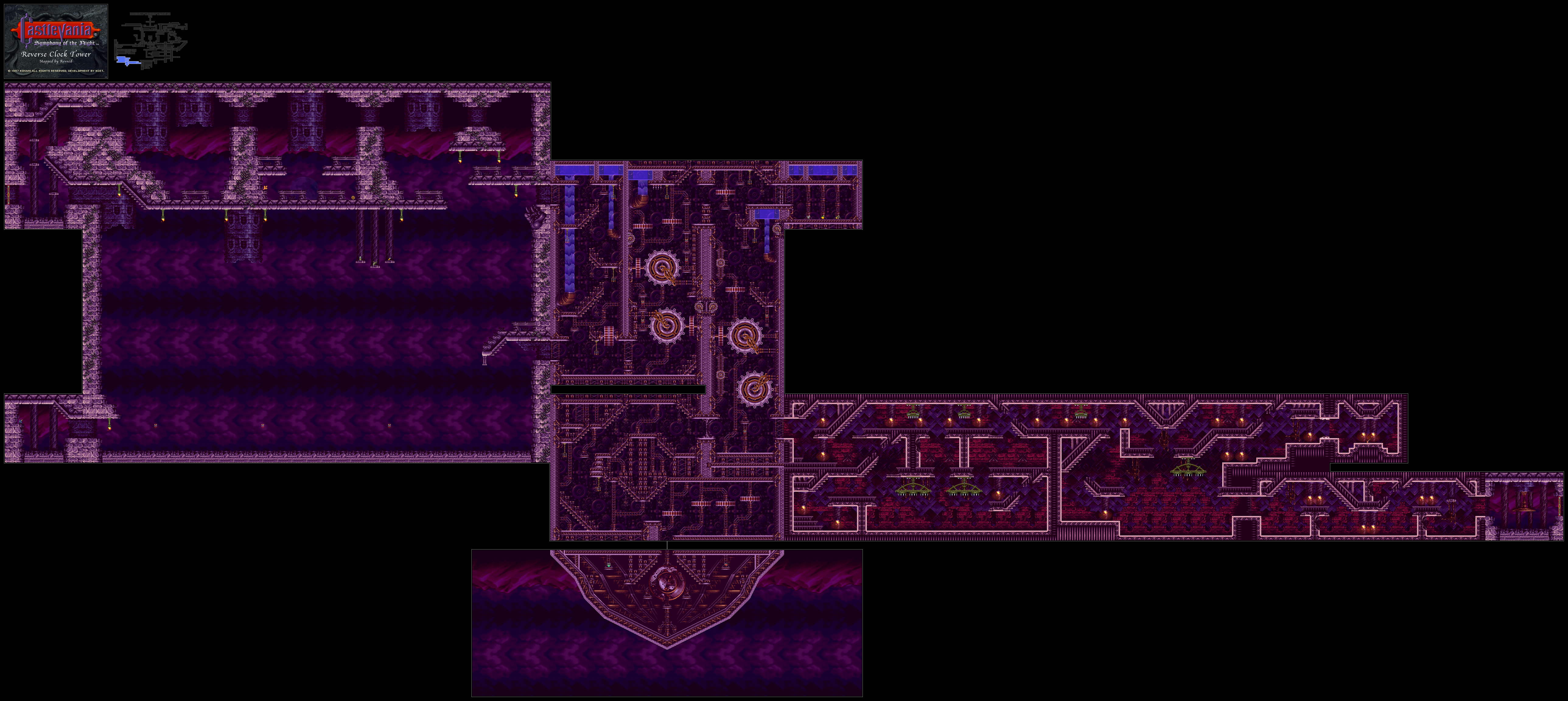 Castlevania Symphony of the Night Revned's Video Game Maps